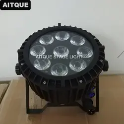 4 лот дискотека на открытом воздухе с подсветкой par 9x10 Вт rgbw ip65 led par Малый par 64lights 9 шт. водонепроницаемый led номинальной света