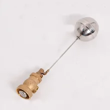 Поплавковым клапаном DN15 DN20 DN25 DN32 уровня жидкости бака Металл undjustable поплавковый клапан внутренняя резьба корпус из латуни