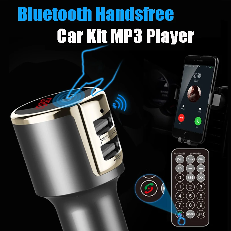 E2527 Bluetooth FM Transmitter Car Kit MP3 Player (4)