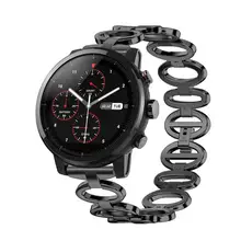 HIPERDEAL браслет из нержавеющей стали с цепочкой Смарт часы ремешок для Huami Amazfit 2 S 18May30 Прямая поставка F
