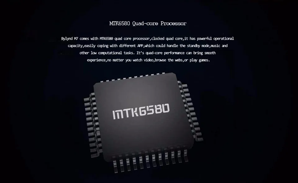 MTK6580 Quad-core Processor