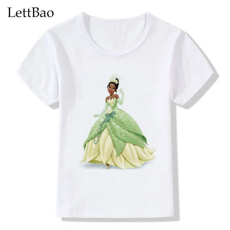 Детская футболка с принтом «Русалка Жасмин»; летняя хлопковая футболка с короткими рукавами и круглым вырезом; футболка для маленьких девочек; одежда для детей