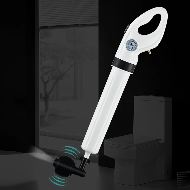 

Drop Shipping High Pressure Toilet Plunger Air Drain Blaster Pump Cleaner Plunger Toilets Bathroom Kitchen Shower Cleaner Kit