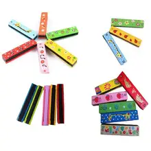 Деревянный TREMOLO Master Губная гармошка цветной музыкальный инструмент образовательные игрушки учеба инструменты для детей(случайный цвет