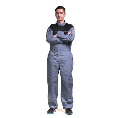 Men cotton coverall workwear suit mining work wear overalls Plus Size mechanic carpenter repairman Siamese overalls 2019New - Color: Photo Color