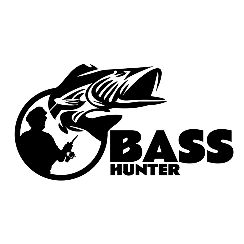 Bass hunter. Наклейки на машину Fish Hunter.