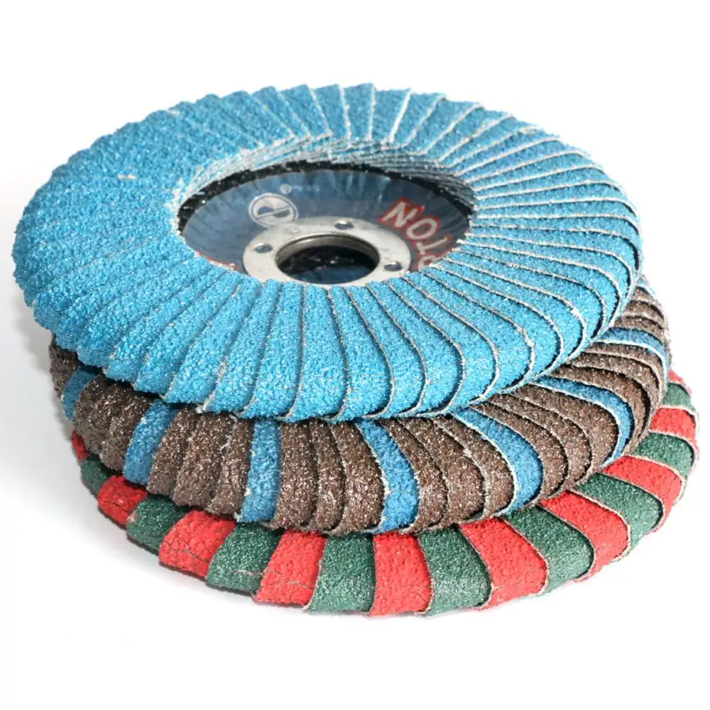 

2Pcs 4"100mm Flap Disc Sandpaper Abrasive Grinding Wheels for Angle Grinder polish of Metal and Wood,Stainless Steel and Plastic