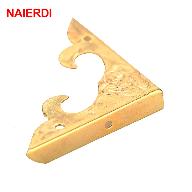NAIERDI 30 шт. антикварный угловой кронштейн украшение коробка для ювелирных изделий