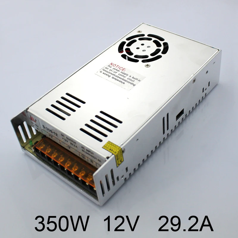 

S-350-12V Factory Direct Wholesales High Quality LED Switching Power Supply LED Power Source 350W 12V 29A Transformer 100-240V