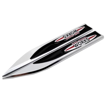 

Car Fender Side Badge Decal Rear Trunk Sticker For MINI Cooper R50 R52 R53 R55 R56 R57 R58 R59 R60 R61 R62 F55 F56 Car Styling