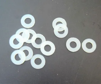 

100Pcs M2 M2.5 M3 M4 M5 M6 M8 White Plastic Nylon Washer Plated Flat Spacer Seals Washer Gasket Ring