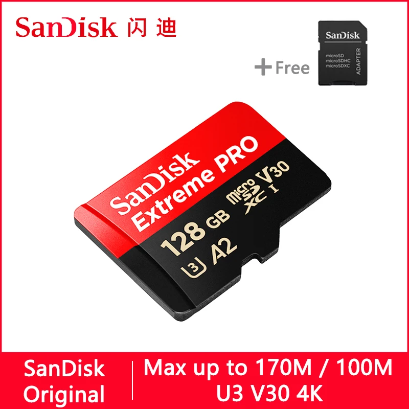 128 Gb Memory Card - MEMORY CARD SD-MICRO-10/128-SAND UHS-I, SDXC 128 GB SA ... - Sandisk extreme memory card 32gb 64gb 128gb 256gb u3 v30 4k micro sd card microsdhc/sdxc with adapter memoria tarjeta sd plus sd card 256gb 128gb 64gb memory card class10 cartao de memoria sdhc sdxc 4k video carte sd for camera.