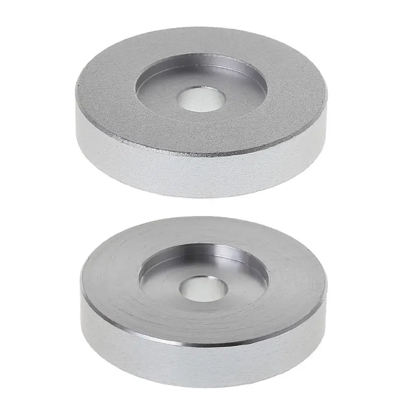 

Record Turntable Adapter 45 RPM Aluminum Silver for 7" Vinyl Technics SL1200 Series