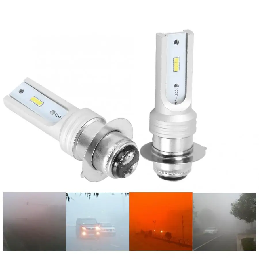 2pcs H6/P15D 72W 6000K White LED Fog Light Bulb with Decoder Auto Accessory LED light