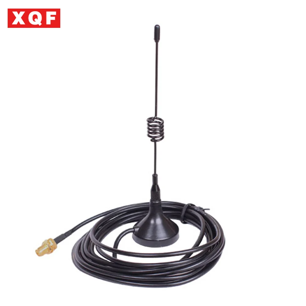 Мини SMA F Магнитная автомобильная антенна с двумя диапазонами VHF/UHF 136 430MHz для Baofeng UV