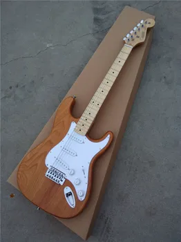 

Nature ash/ alder wood st electric guitar sss single pickup, accept customsize, custom shop