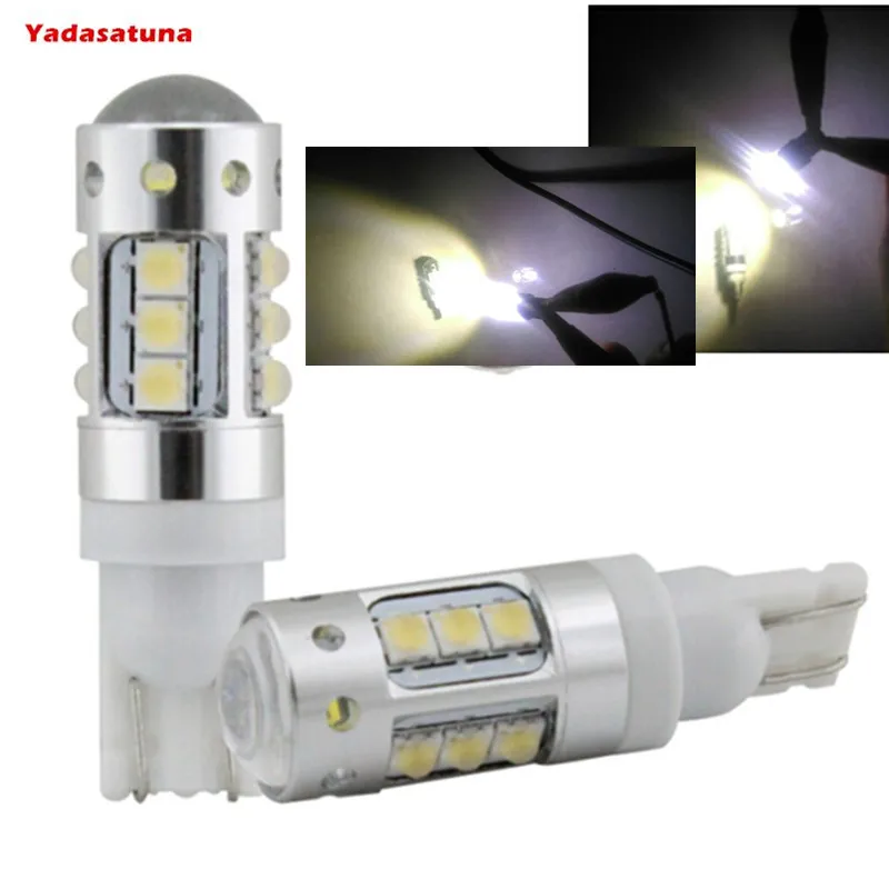 2 blanco 80W T10 194 161 W5W 16 CREE XBD Chips LED Coche Luz Lateral cuna