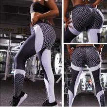 Honeycomb 3D напечатанные штаны для йоги женские Пуш-Ап профессиональные леггинсы для фитнеса плотные брюки узкие леггинсы