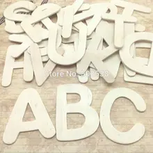 26 шт./партия, краска НЕОБРАБОТАННАЯ древесина алфавит, большие A-Z буквы, Ранние обучающие игрушки, деревянные поделки. деревянные DIY, английское обучение. игрушка для рисования