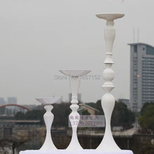 Свадебная композиция белый свадебный мастер Настольный подсвечник T road lead Белый Русалка Свадебная дорога свинец 47 см Высота 4 шт./партия