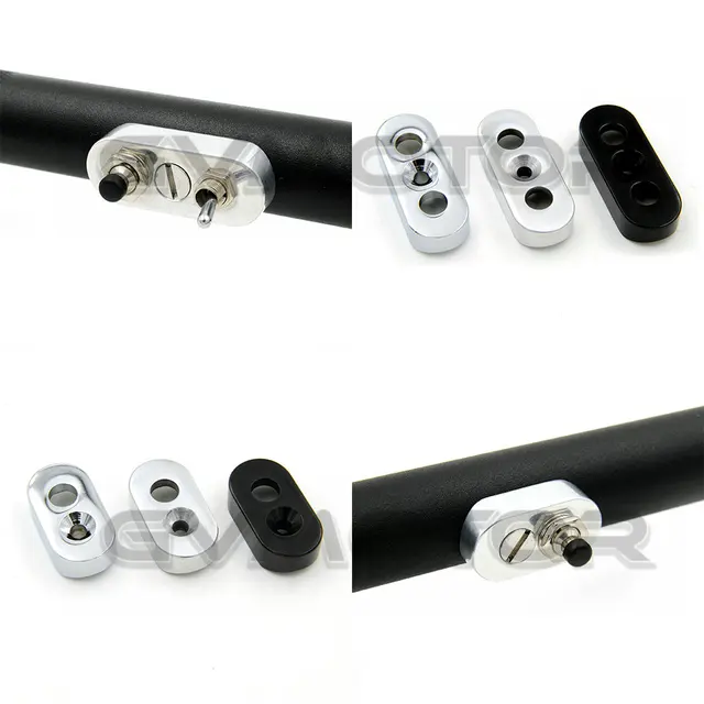 CNC Vintage Cafe Racer Custom Installation Simple Handle Switch