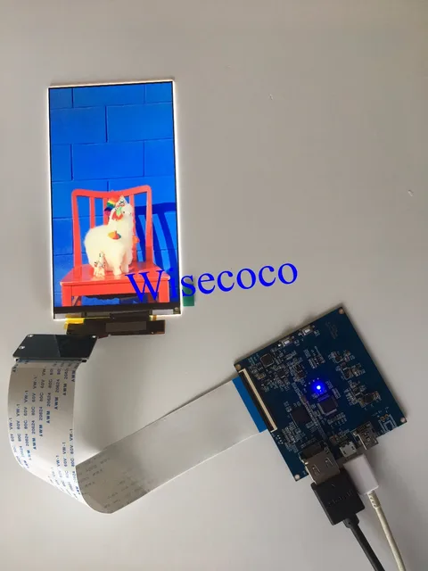 Cheap 5.5 inch 4k LCD screen display with HDMI top MIPI controller board for WANHAO D7 3d printer lcd 