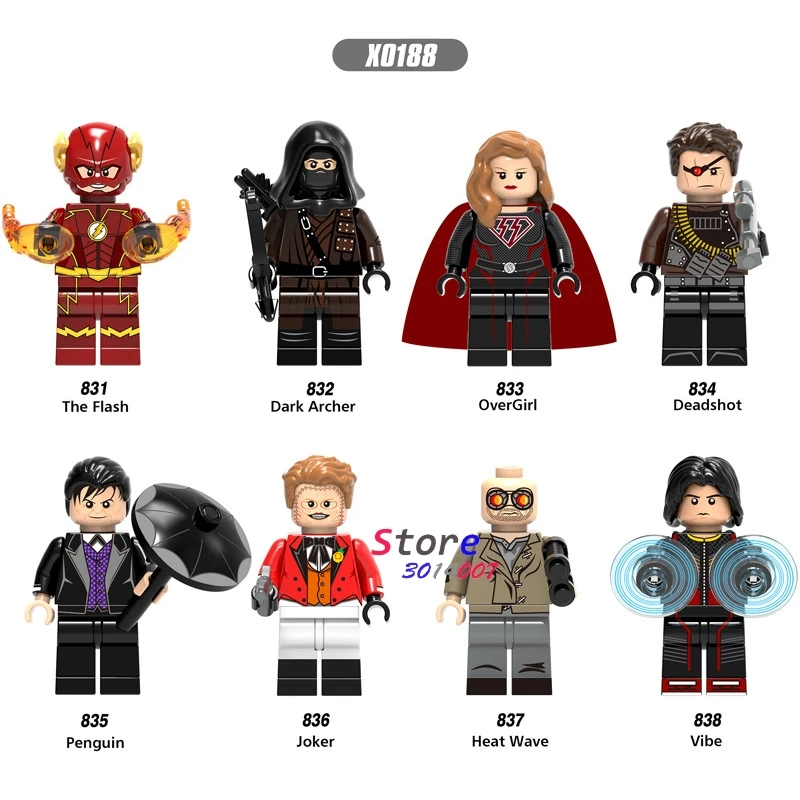 Single The Flash Dark Archer OverGirl Deadshot Penguin Joker Heat Wave Vibe