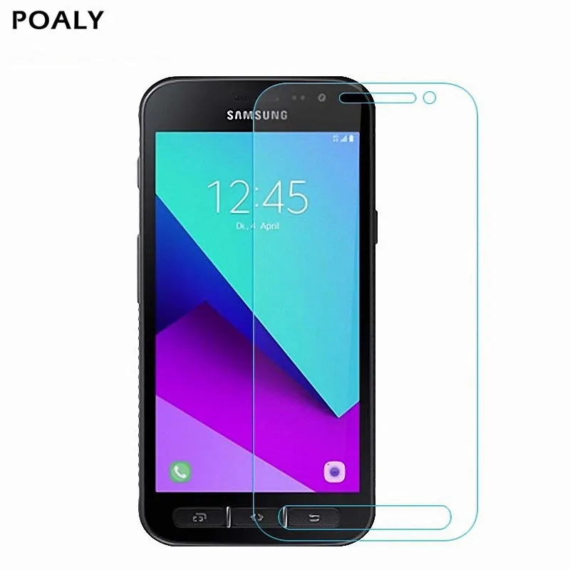 

(POALY) 2pcs For Tempered Glass Samsung Xcover 4 Screen Protector Samsung Galaxy Xcover 4 SM-G390F G390 Screen Protector Glass
