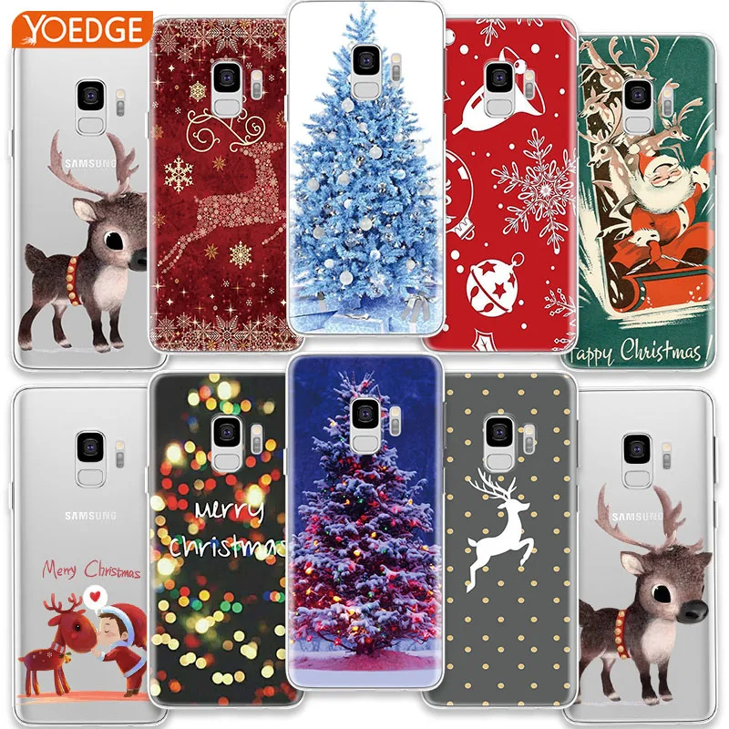 

Christmas Print Phone Case for iPhone X 5 5S 5C SE 6 6S 7 8 Plus for Samsung Galaxy J3 J5 J7 A3 A5 A6 A8 2016 2017 2018 Cover