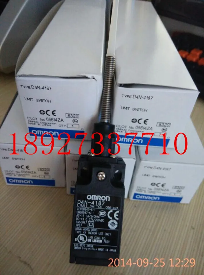 

[ZOB] Supply new original authentic guarantee OMRON D4N-4187 Omron limit switch --5PCS/LOT