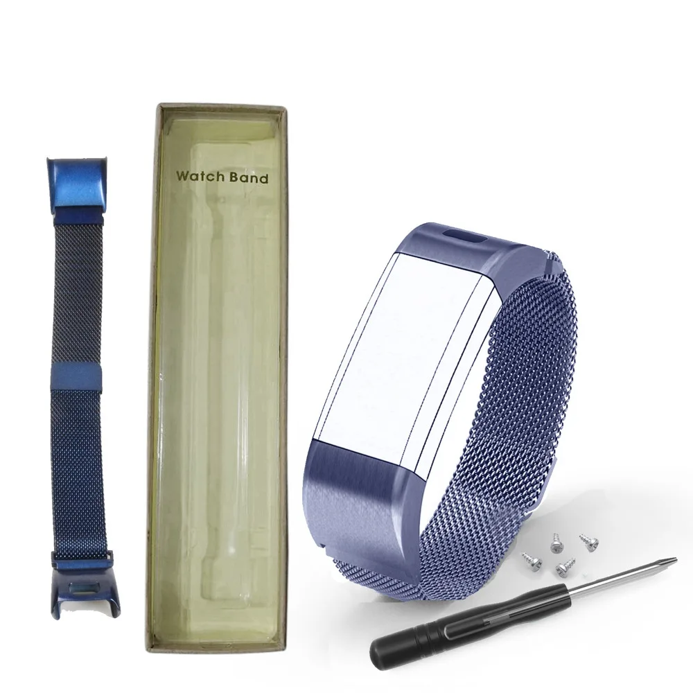 Replacement Milanese Loop Wristband Strap for Garmin Vivosmart