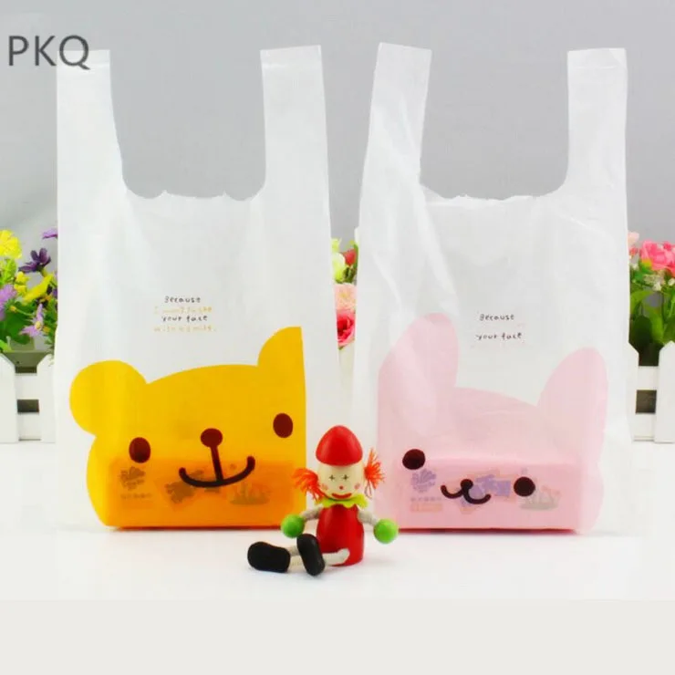 Wholesale 100pcs 6 Sizes Small/Large Plastic Bag Wedding Favors Gifts