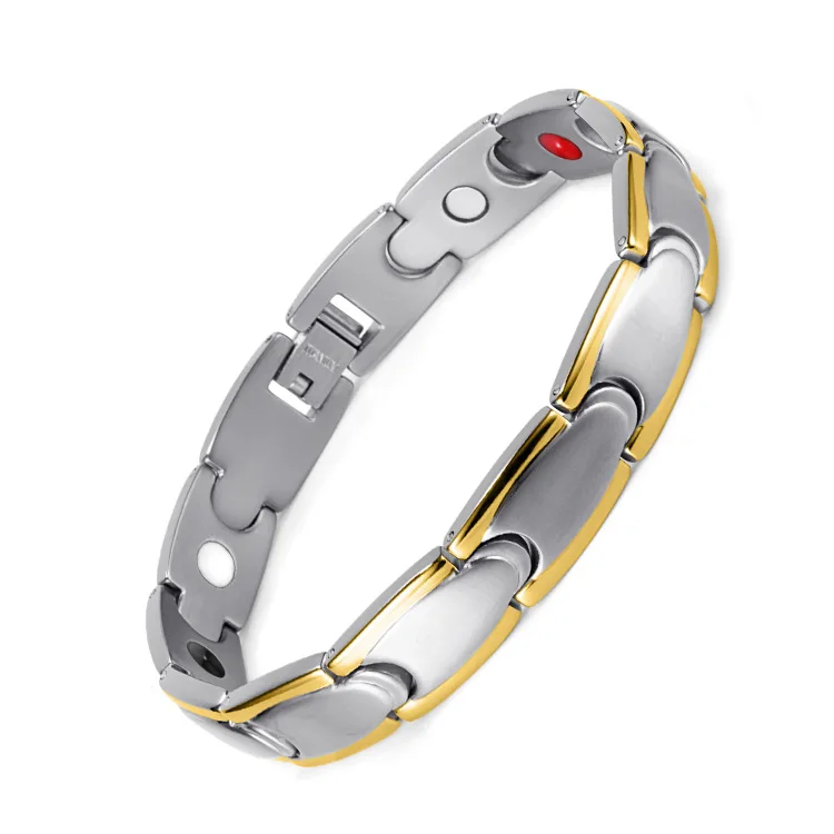 

Man's Magnetite Bracelet Stainless Steel Four-in-One Bracelet