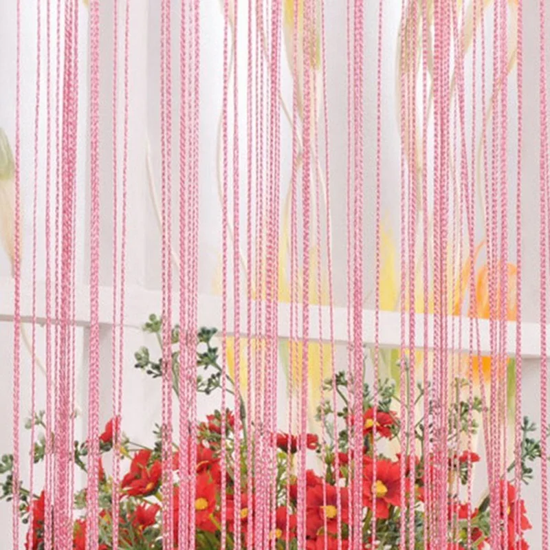 Urijk New Long Tassel Chain String Door Curtain Divider Sheer Window Valance Home Decor Screening Dropshipping | Дом и сад