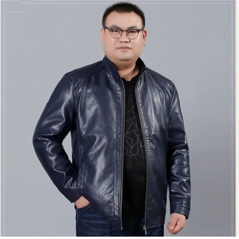 Размера плюс 8XL 7XL Новое поступление года Кожаные куртки Для мужчин куртка мужской верхней одежды Для мужчин пальто Весна и осень куртка из искусственной кожи искусственная(-де Couro masculina пальто
