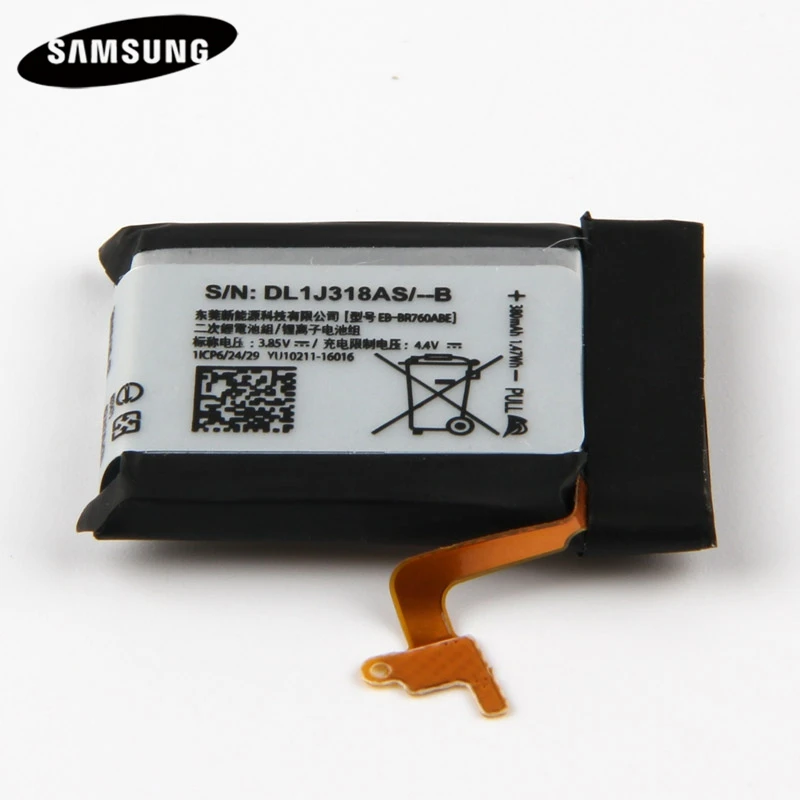 Tanie SAMSUNG oryginalna bateria EB BR760ABE dla Samsung biegów S3 Frontier klasyczne EB BR760A SM R760 SM R770 SM R765 SM R765S 380mAh