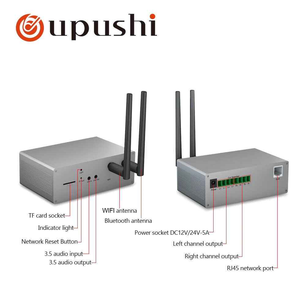 Oupushi vx6 wifi потолочный динамик в стене для использования системы pa семейная