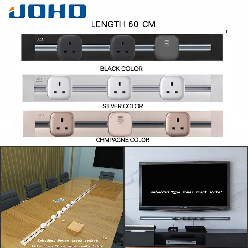 JOHO фабричная модная розетка 60 см Emmeded Тип Usb настенная Tomada электрическая
