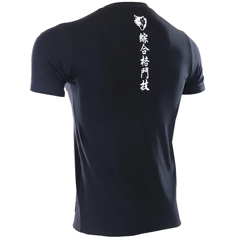 Новинка Мужская футболка VSZAP Muay Thai с коротким рукавом для фитнеса одежда борьбы