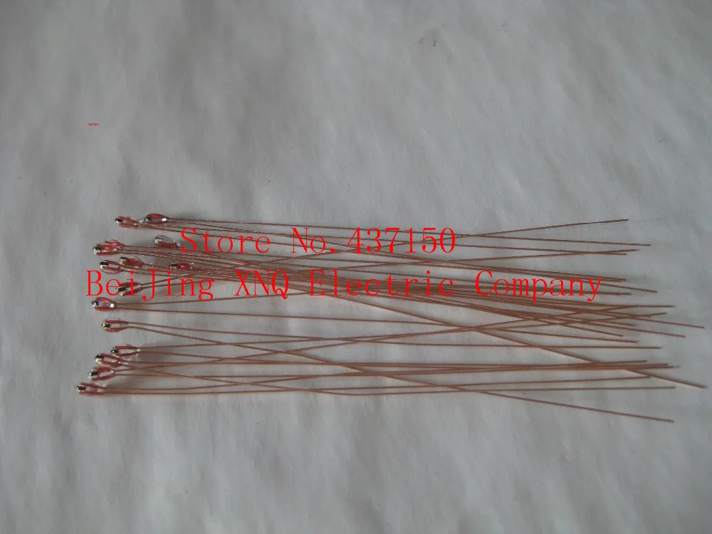 50 шт./лот Термистор NTC 100K точность 1% B значение 3950 для Reprap Mend Горячая кровать MK2a MK2b