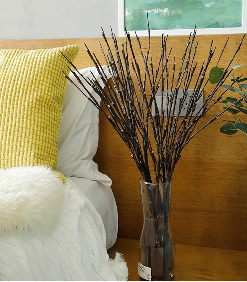 2018 New Modern Branch Lamp Floral Light 20LED AA Battery Powered Willow Branch Fairy Light Vase Coffe Bar Wedding Holiday Decor (2)