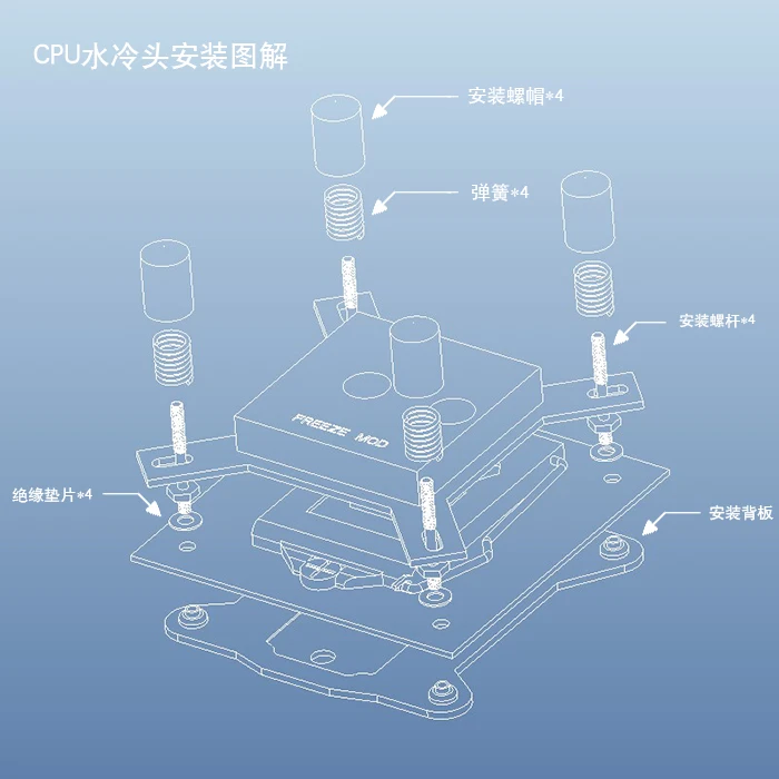 FREEZEMOD cpu кулер для воды блок радиатор используется для intel LGA 1151 115X2011 жидкостный блок для платформы Intel RGB светильник. INTEL-PM3D