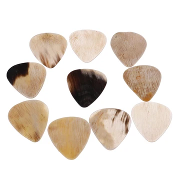 

1/8 Pcs high quality pick Multi Colored Buffalo Horn Guitar Pick Hand Made
