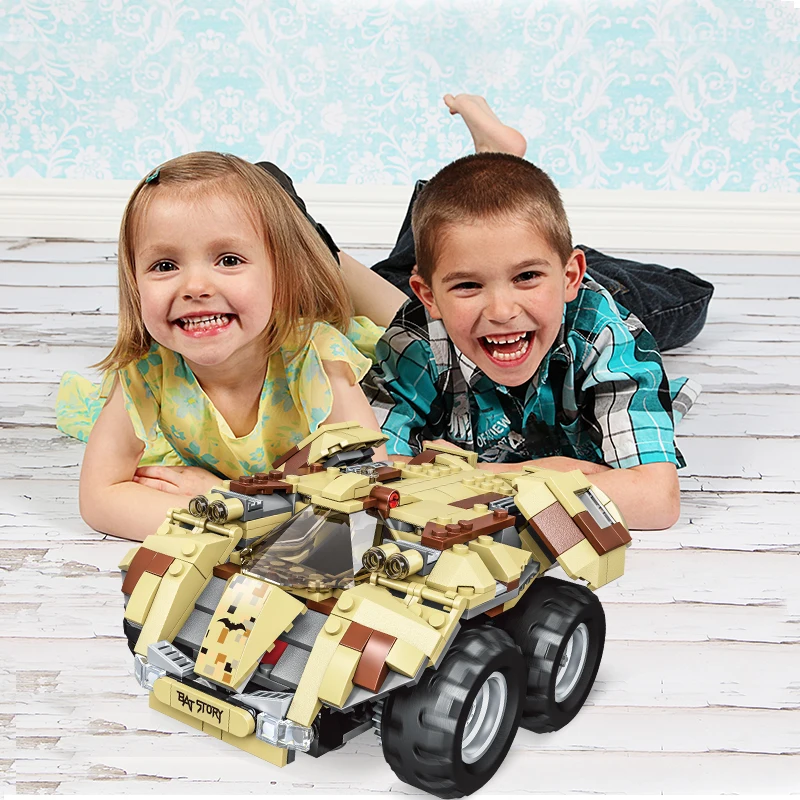 

Mouldking Technics 13020 Rc Building Blocks Superhero Bat Story Toy Bricks App Control RC Car Children Toys