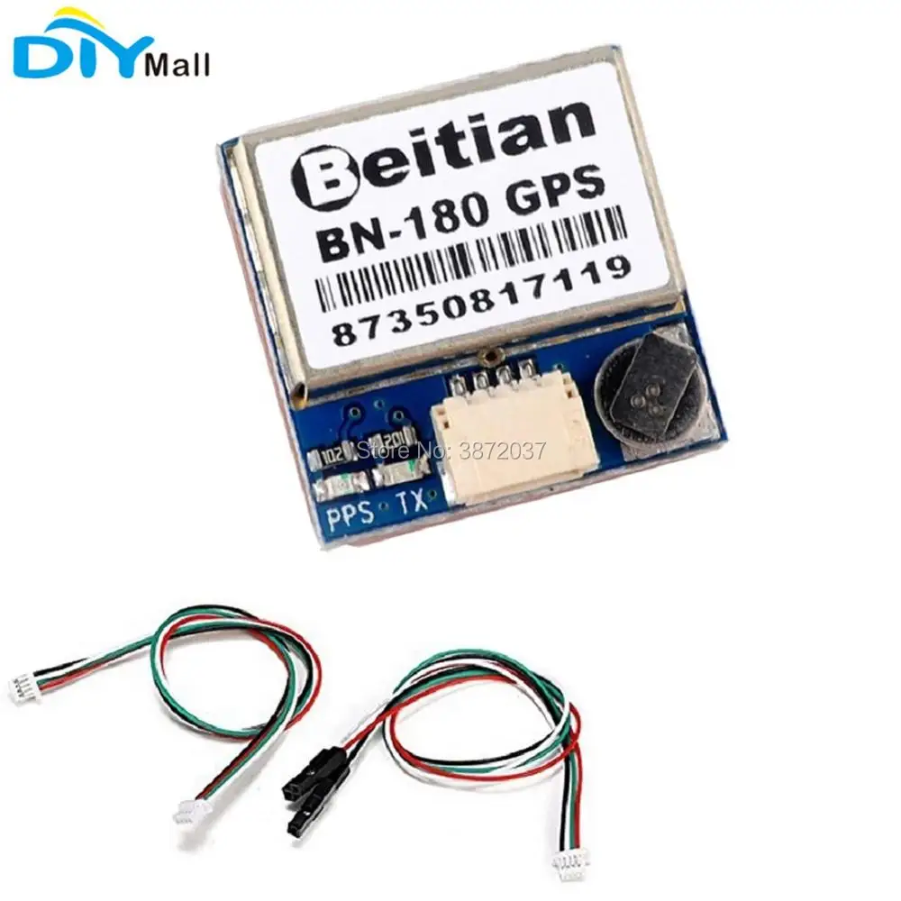 

Beitian BN-180 GPS Module UART TTL Dual Glonass GPS + Passive Antenna for Arduino Aircraft CC3D F3 Flight Control