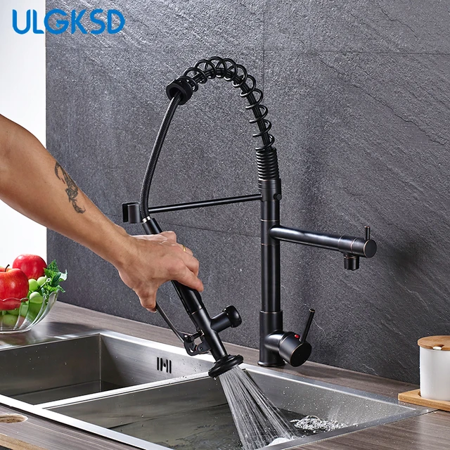 Kitchen Faucet Pull Out Sprayer Head Oil Rubbed Bronze Mixer Kitchen Faucet Pull Out Sprayer Head Oil Rubbed Bronze Mixer Faucets Mixing Valve Taps