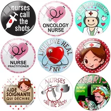 JWEIJIAO FNP семья медсестры стетоскоп шприц картина стекло кабошон купол для браслетов серьги Броши талисманы DIY подарок