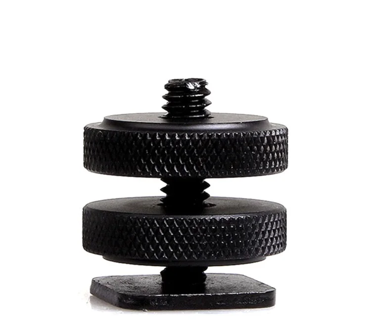 

New Arrival 1Pc 1/4" Tripod Screw to Flash Hot Shoe Adapter Holder Mount Photo Studio Accessories