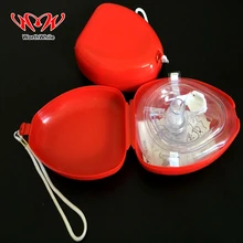 Стоящая медицинская дыхательная маска для СЛР аптечки первой помощи реаниматор рот дыхания односторонний клапан портативный Открытый выживания оборудования