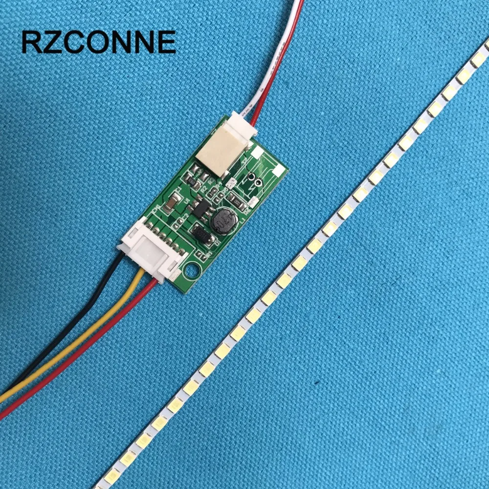 

420mm LED Backlight lamp Strip Kit Update 19" wide CCFL LCD Screen to LED single strip + mini board 40*20mm